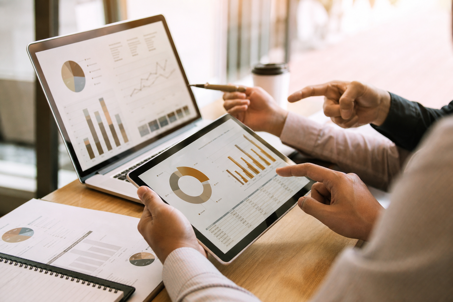 Analyzing marketing data on digital devices